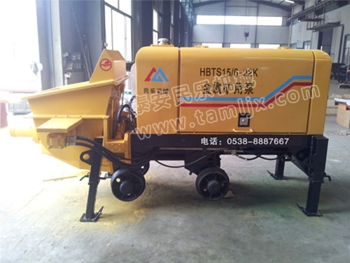 礦用濕噴臺車，礦用混凝土泵，礦用攪拌機發貨